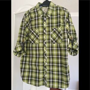 100% cotton- button down long sleeve shirt